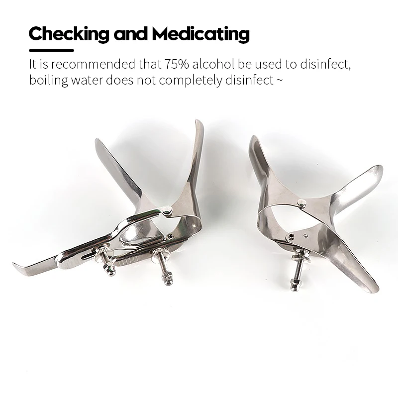 Metal Vaginal Dilators, Duck Billed Stainless Steel Gynecological Instruments, Vaginal Anal Dilators, Adult Enema Products