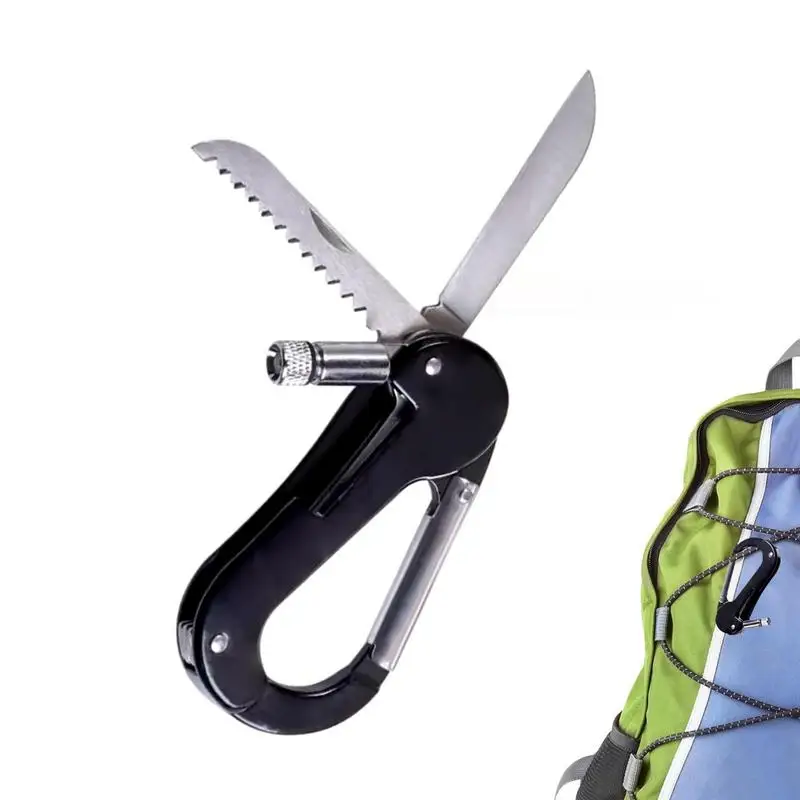 

3 в 1, многофункциональная Пряжка из цинкового сплава для альпинизма