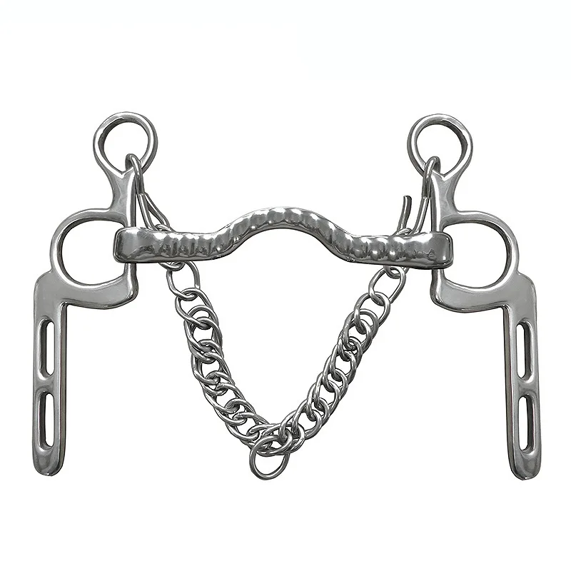 Professional Horse Bit Stainless Steel Chain Horse Snaffle Bit Equestrian Harness Equipment Product 4