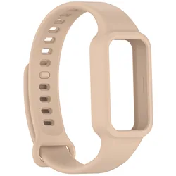 High-Quality Soft Silicone Watchband - Single Color Integrated Strap for Mi Band 9 Active (9)