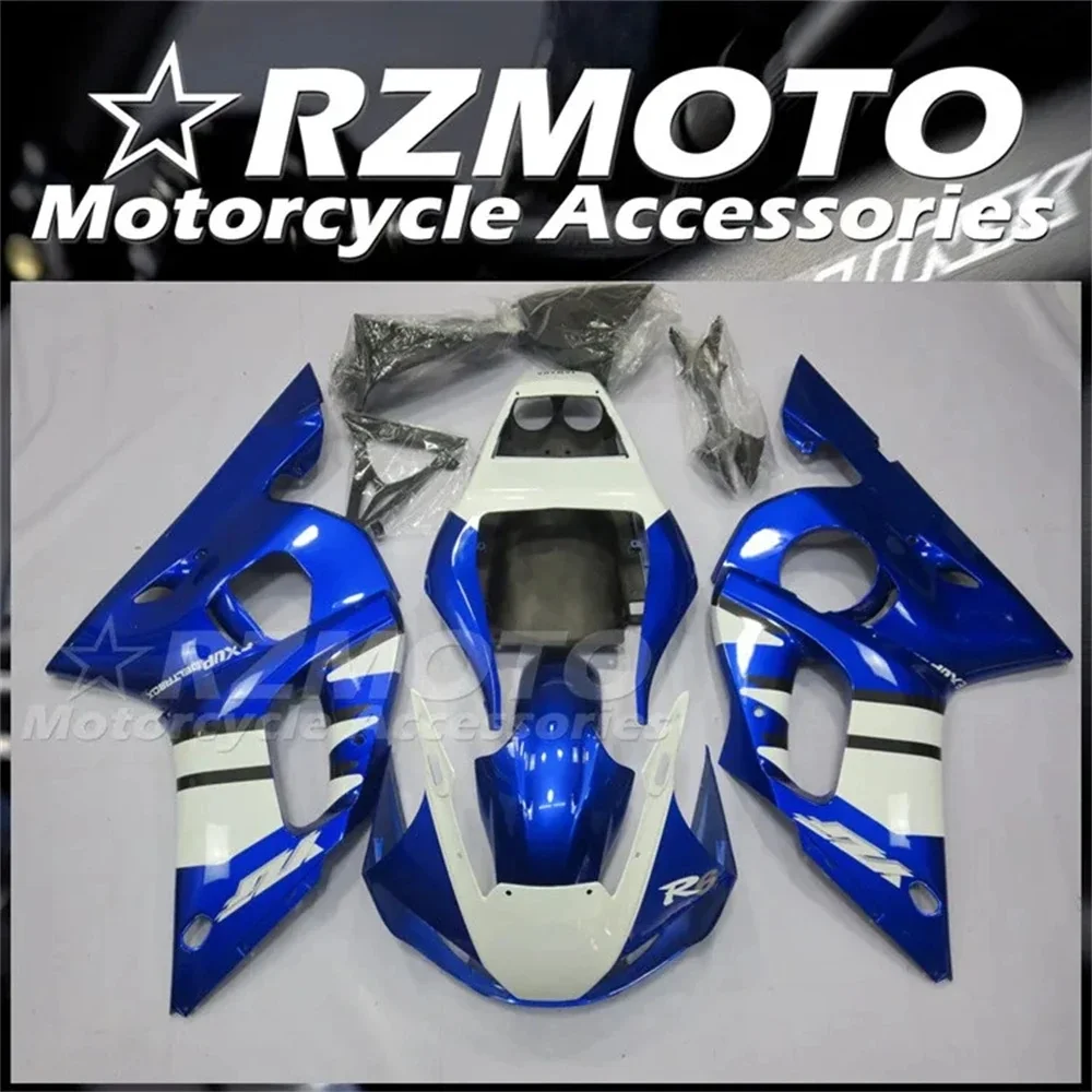 

New ABS Fairings Kit Fit for YAMAHA YZF- R6 98 99 00 01 02 1998 1999 2000 2001 2002 Bodywork Set White Blue