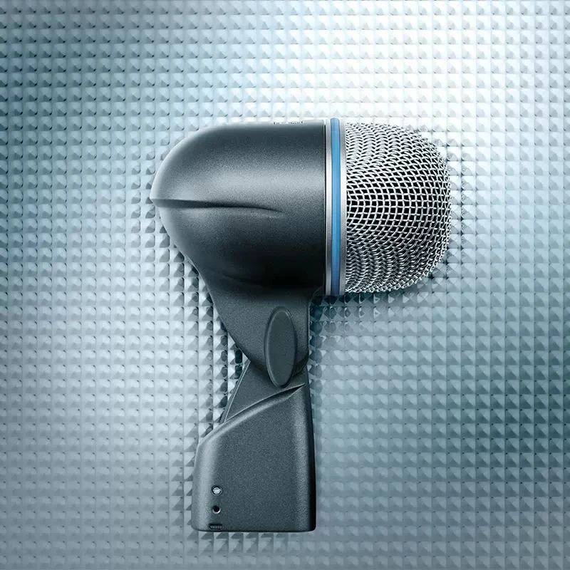 High Quality！BETA52A Drum Microphone Instrument Kick Drum Bass Mic（Metal）56A 57A Dynamic Drum Snare Kick Mic，Kick-out Big Bass