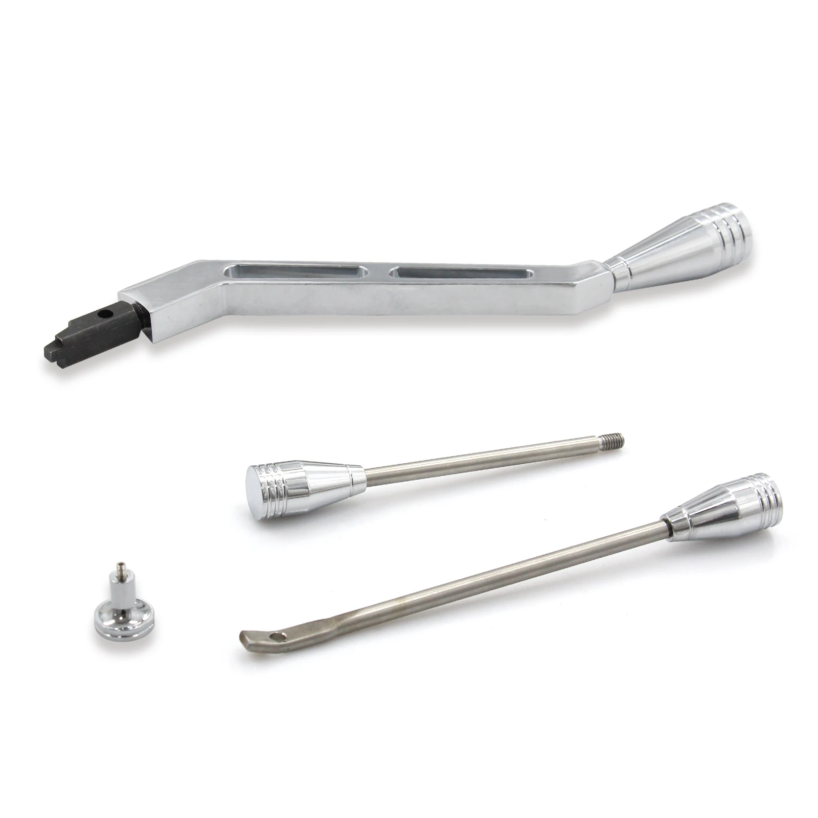 Aluminum Alloy For Olds Buick 1967-1994 for GM Column Shifter Turn Signal Lever Hazard Tilt Kit Flasher Knob Polished Billet