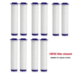 High - Pressure Water - Saving Massage Shower Head with One - Key Water Stop Function (10 pcs filter elemen)