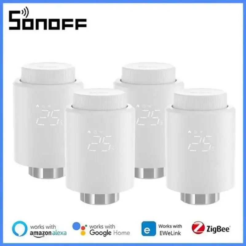 

SONOFF Zigbee Thermostatic Radiator Valve Smart TRV Thermostat Actuator Temperature Heater Control Support Alexa ZHA Zigbee2mqtt