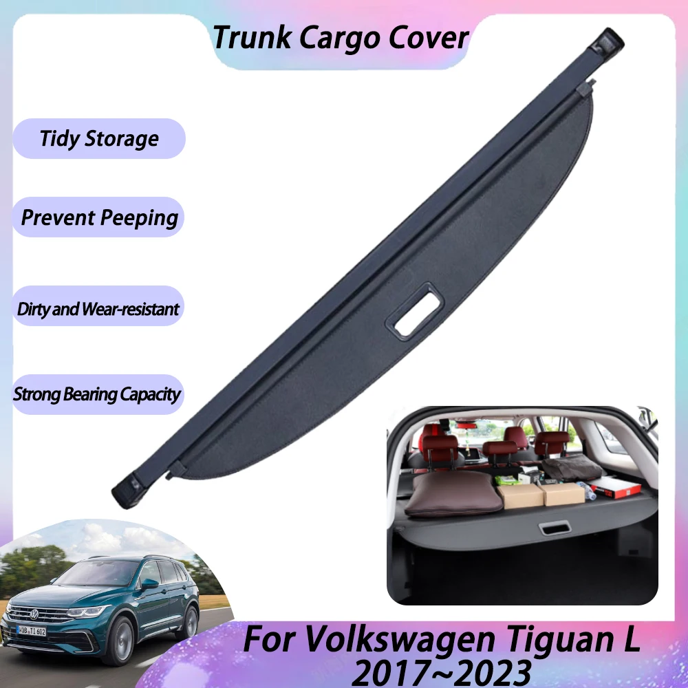 for Volkswagen VW Tiguan MK2 L AD 2017~2023 2020 2021 Car Boot Liner Cargo  Rear Trunk Mat Luggage FLoor Carpet Tray Waterproof - AliExpress