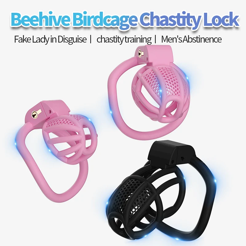 Male Chastity Cage Erotic Urethral Lock Sex Toys Device Penis Ring Male with 3 Size SM Products Cage Chastete Penis Sleeve Sissy