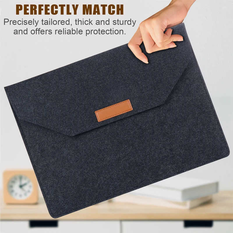 Sleek Protective Laptop Sleeve - Premium Water-Resistant Case with Soft Interior Lining
