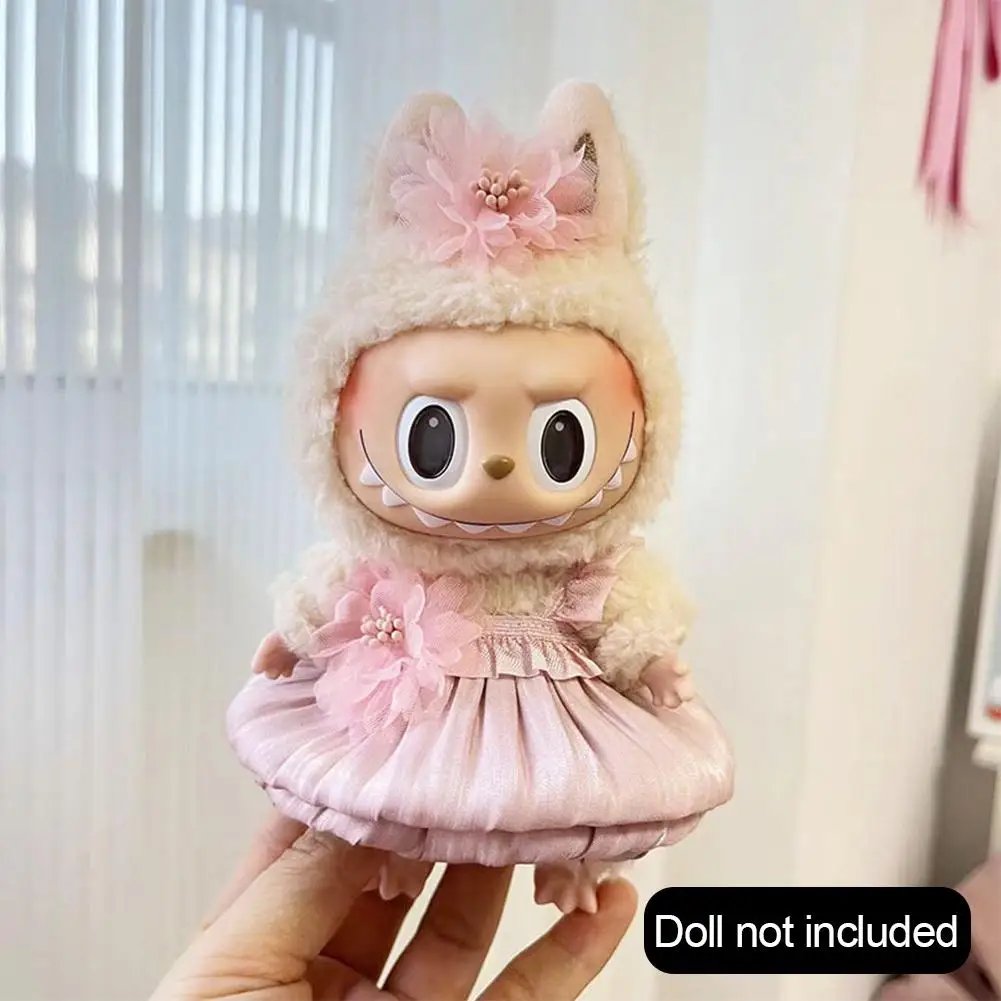thumbnail image 1 of Ropa para muñecas Labubu, sudaderas con capucha de 17cm, vestido, ropa para muñecas, accesorios para muñecas, ropa pequeña Linda, 1 of 5