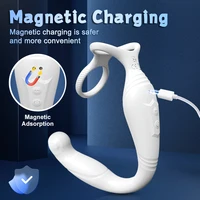 App-Steuerung, Vibrator für Männer, Prostata-Massagegerät, Dual-Penisring, Penisringe, Anal, vibrierender Buttplug, Analsexspielzeug für Männer 3
