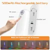 RGB Toilet Night Light Smart Led Lamp with Motion Sensor for Bathroom Restroom 8 Colors USB Wireless Rechargeable Waterproof 5
