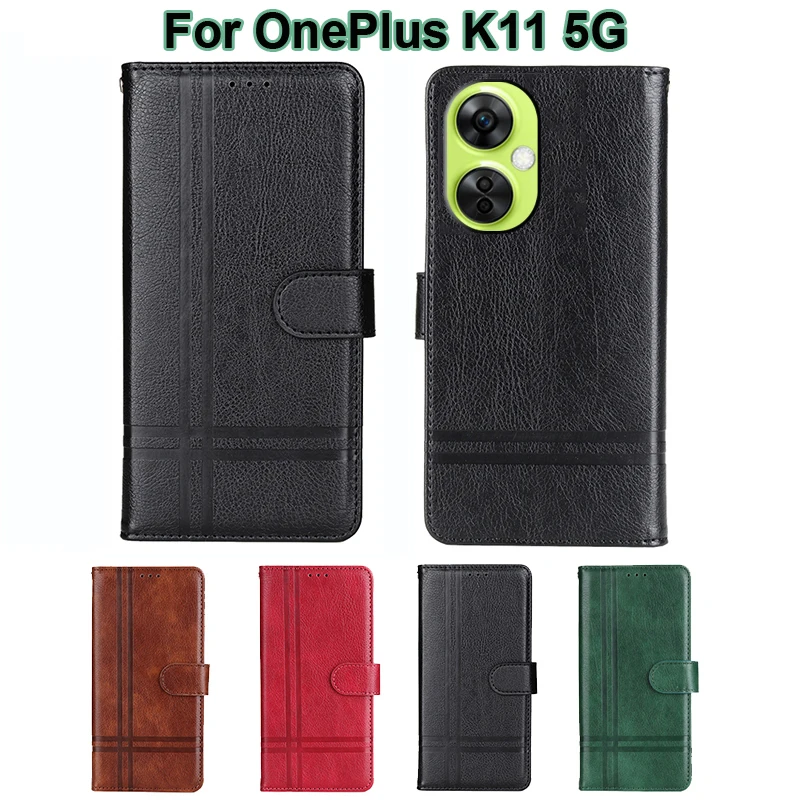 

чехол на OnePlus K11 PJC110 Case Luxury Wallet Capa Leather Cover For Capinha OnePlus K11 K 11 OnplusK11 Phone Funda Coque 6.72"