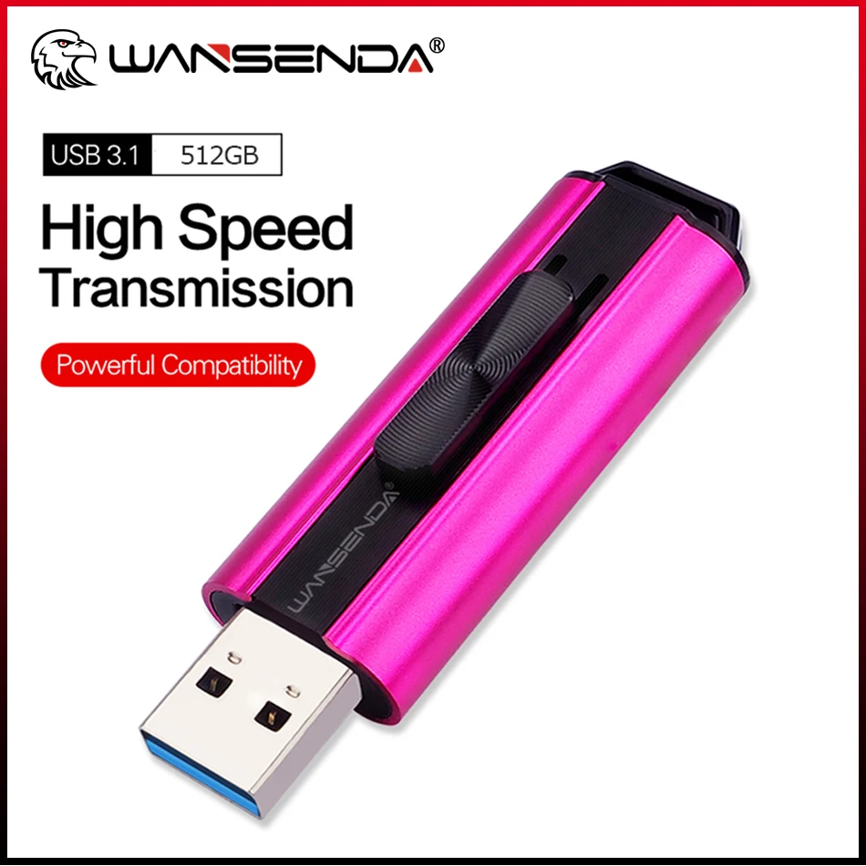WANSENDA USB Flash Drive USB 3.0 High Speed, 512GB 256GB 128GB 64GB 32GB 16GB Creative Memory Stick