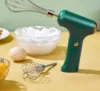 Home Baking USB Handheld Electric Whisk Whipping Cream Stirring Kitchen Gadgets Portable Electric Food Mixer Blender 3 Speeds 6