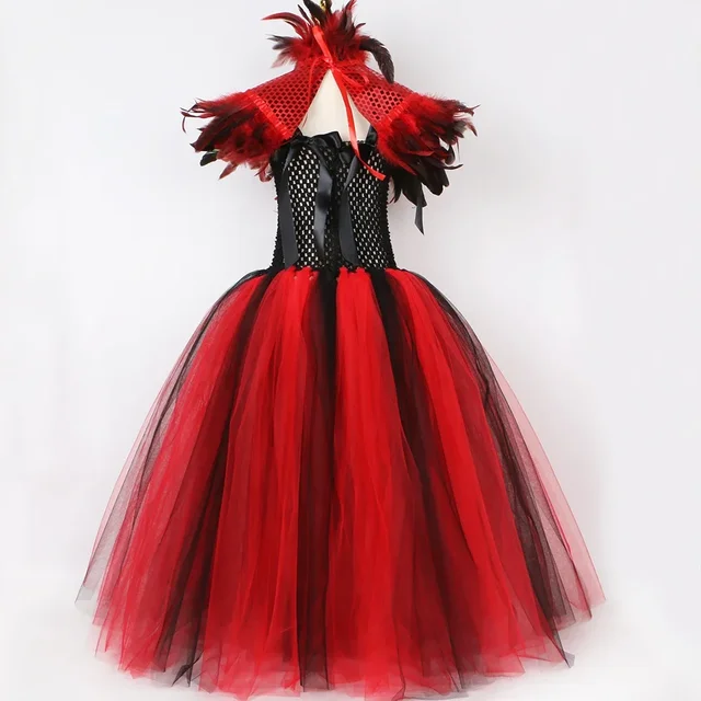 Girls Gothic Demon Vampire Costume Girls Gothic Demon Vampire Costume