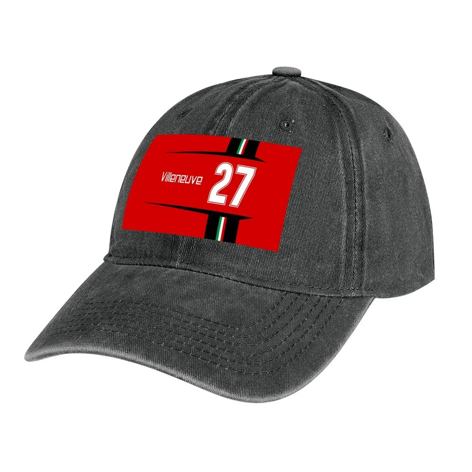 

F1 Legends - Gilles Villeneuve [1982] Cowboy Hat Sun Cap birthday Hat Luxury Brand For Girls Men's