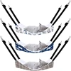 Cat Hanging Hammock with Adjustable Straps Double-Sided Pet Cage Hammock Hanging Bed Resting Sleepy Pad for Small Animals Pets