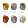 Top Knotted Twisted Muslim Turban Cap Fashion Women Hijab Hats African Head Wraps Female India Hat Hair Loss Chemo Cap 3