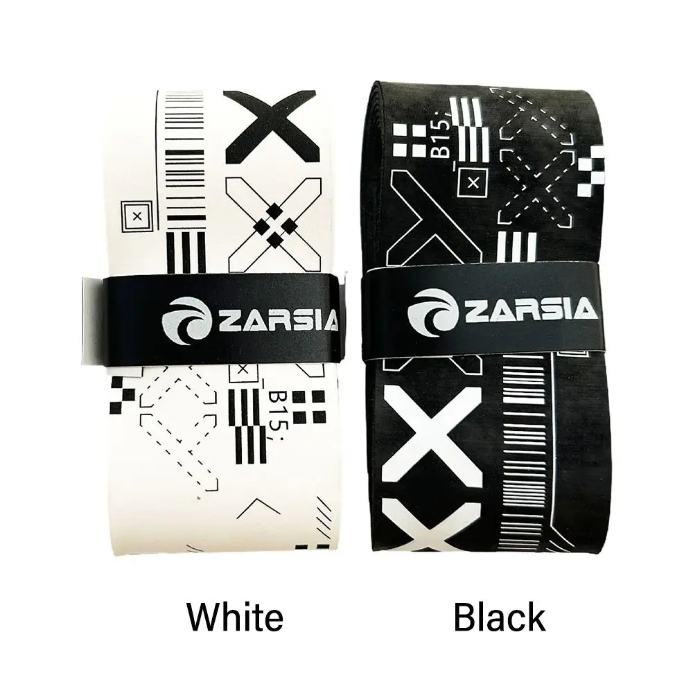 Racket Grips Black White Badminton Racket Overgrips Soft Matte Self-adhesive Non-Slip Grip Tape Shock Absorption Fishing Rod Over Grips