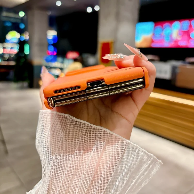 Matte Hard Case with 360° Rotating Bracket and Double Hinge Protection