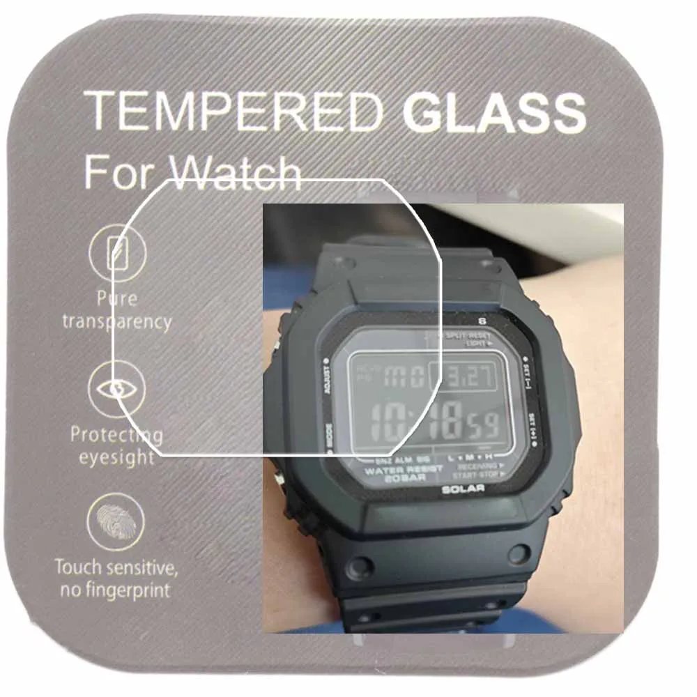 3 Pezzi Di Vetro Per G-5600 Gw-M5610 Gbd-200 Gbx-100 Gwx-5600 Dw-5600 Gmw-B5000 Dw-5635 Gw-B5600 Gw-5000 Gx-56 Protezione Temperata