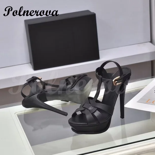 

Роскошные открытые римские сандалии на высокой шпильке на платформе сандалии на очень высоком каблуке для свадебной вечеринки сексуальная женская обувь с узором Личи Новинка