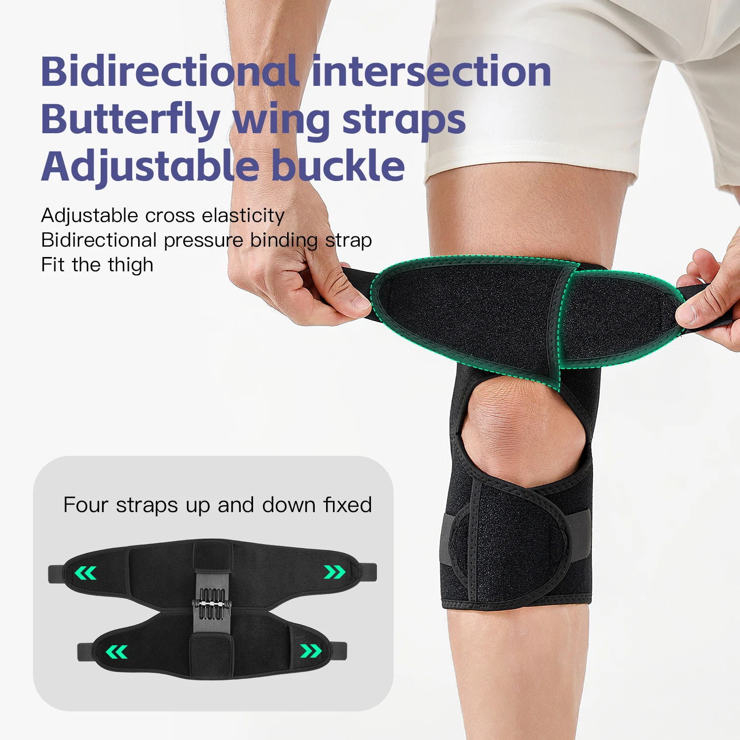 1 PC Knee Joint Booster Outdoor Mountaineering Leg Support Walking Climbing Patella Knee Protection Knee Brace