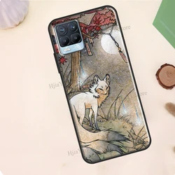 Kitsune Vos Art Telefoonhoes - Elegante en Stijlvolle Ontwerp