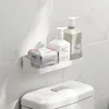 Original Bathroom Storage Rack Cosmetic Miscellaneous Items Toilet Wall Mounted No Nail Hole Drilling Required 2