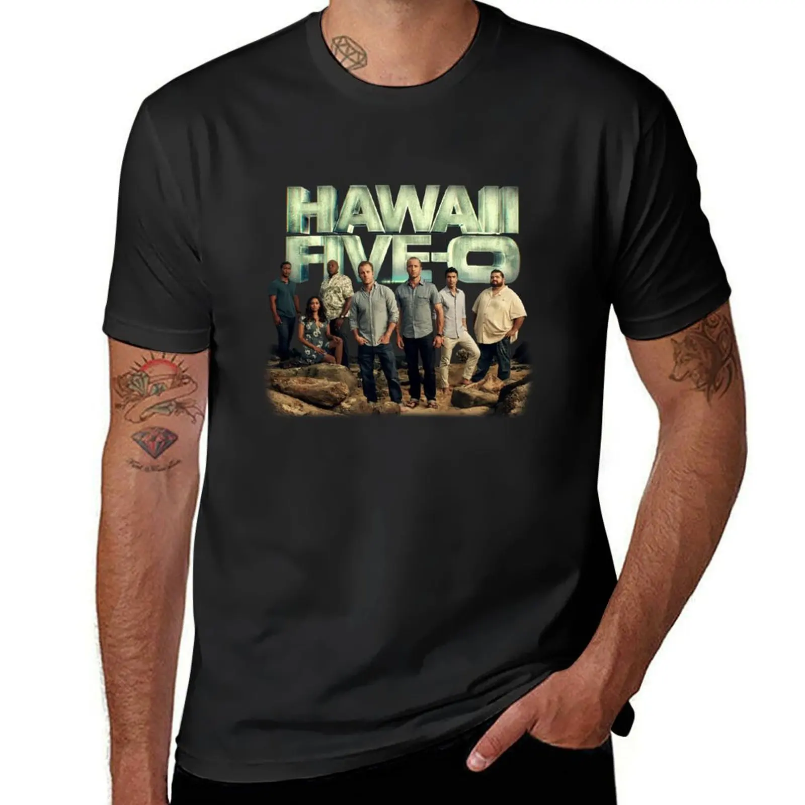 

Hawaii Five-O Cast T-Shirt aesthetic clothes summer tops t shirts men