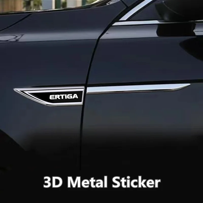 

3D Car Door Car Body Protective Metal Sticker Car Fender Side Blade Badge for Suzuki ERTIGA 2021 2020 2019 2018 Accessories