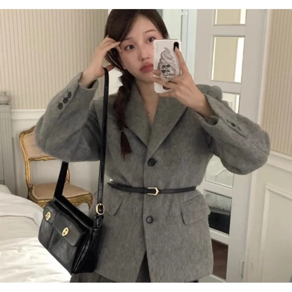 Single shoulder crossbody leather for women 2024 new high-end niche messenger with multiple pockets twin bag_voghion.com