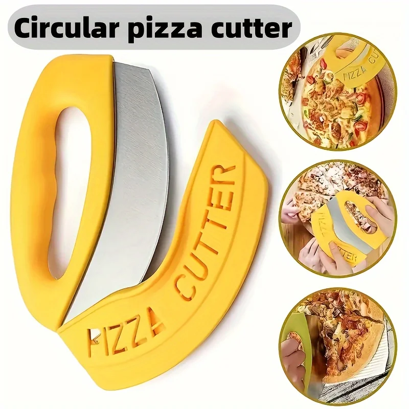 Stainless Steel Pizza Cutter Multi-functional Food Chopper