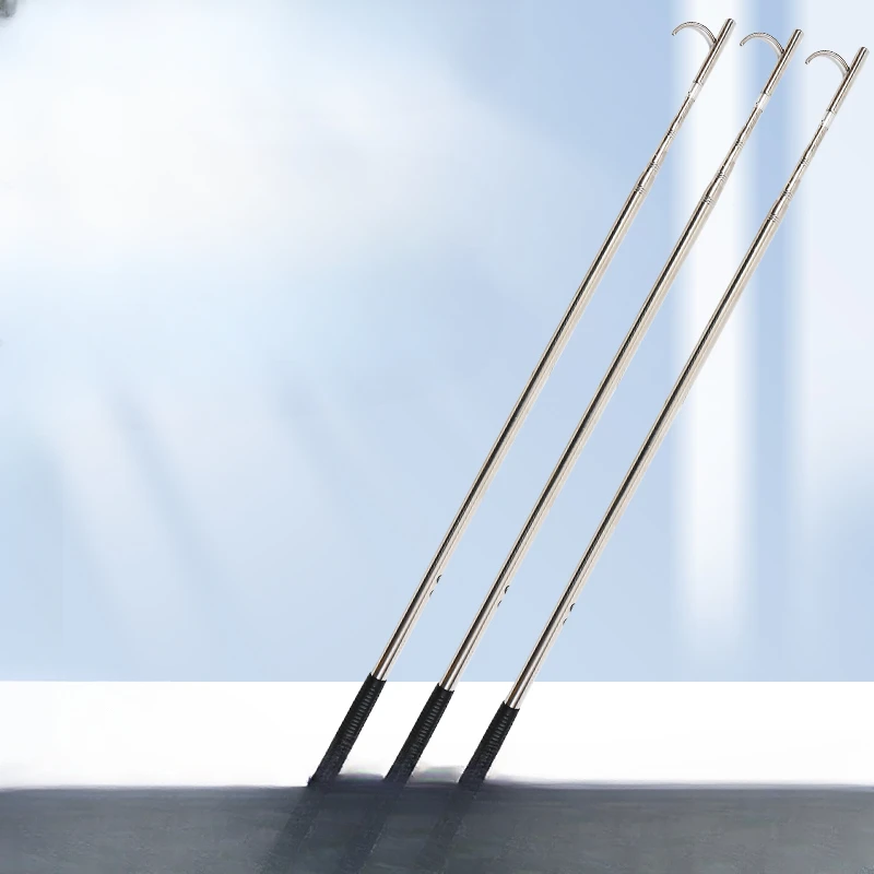 

Suitable for retractable life-saving hooks for ships, life-saving pole hooks, stainless steel boat Artemisia 5m, 6m and 9m boat