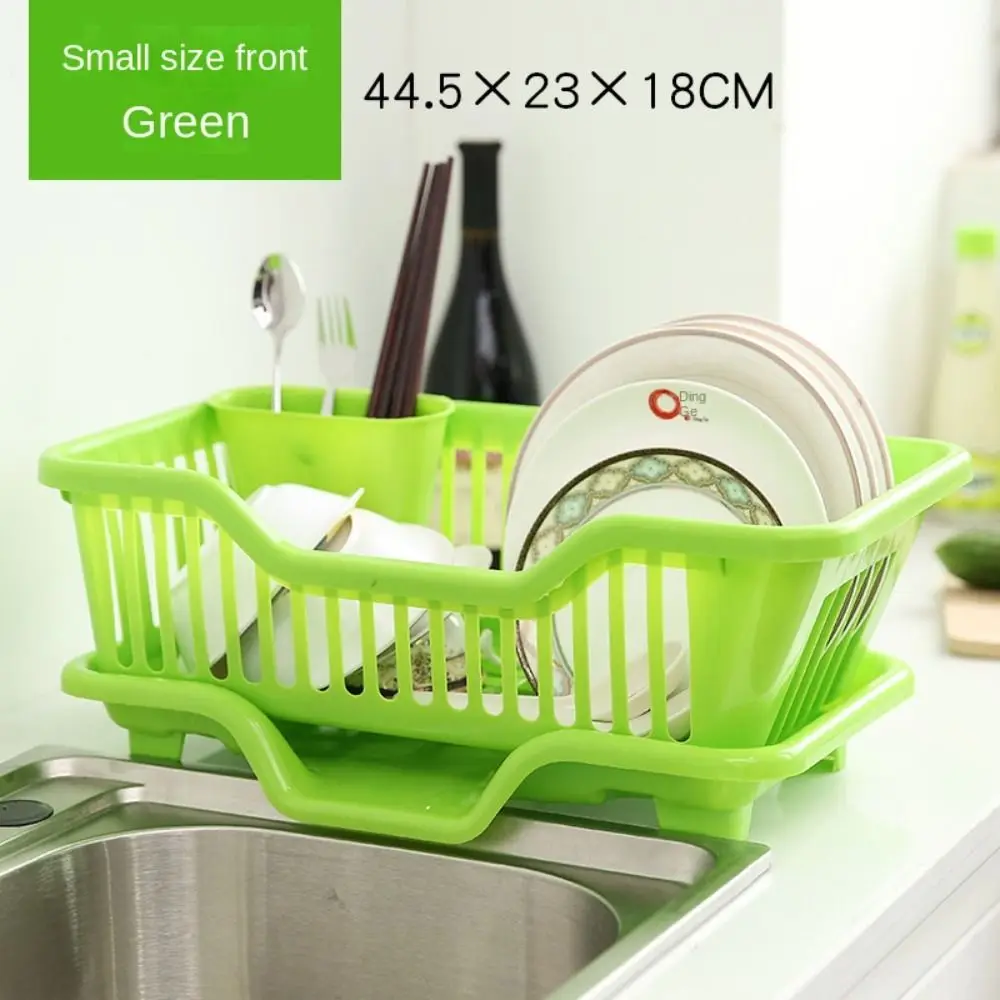Deluxe Kitchen Utensil and Dinnerware Drying Rack Organizer