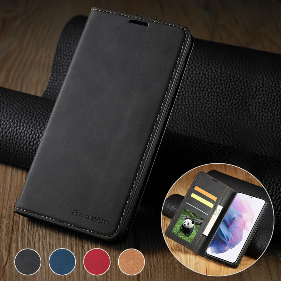 Wallet Leather Case For Samsung Galaxy S22 Plus Ultra S21 FE S20 S10 S9 S8 A03S A12 A13 4G A23 A32 A51 A52S A71 | Мобильные телефоны