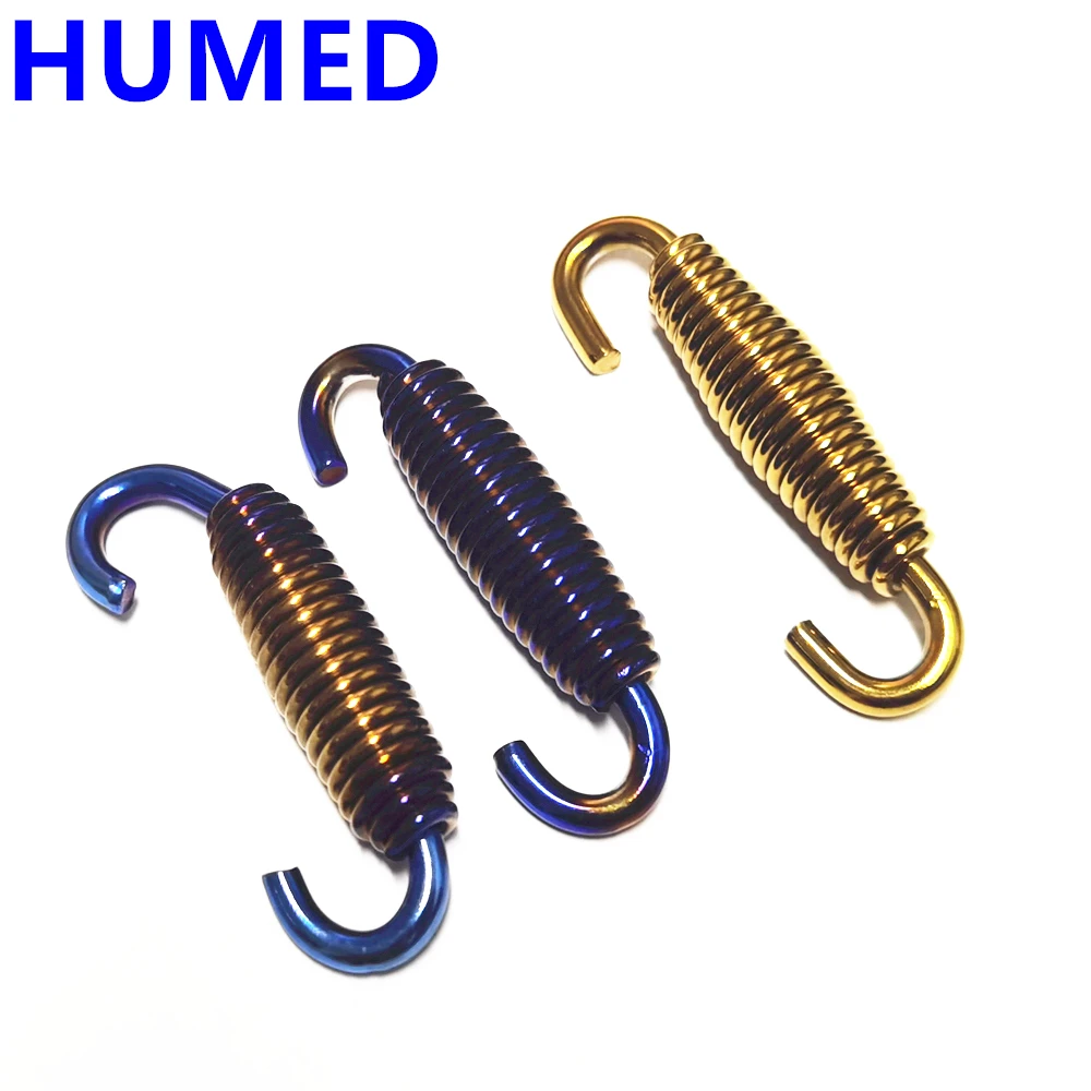 

Motorcycles Universal Exhaust Pipe Spring 55mm Stainless Steel Exhaust Pipe Spring Hook Modified Accessory