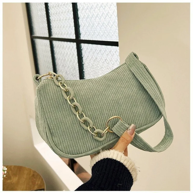2025 New Summer New Women's Bag Fashion Nylon Shoulder Bag Women's Korean Edition Small Bag Underarm Bag