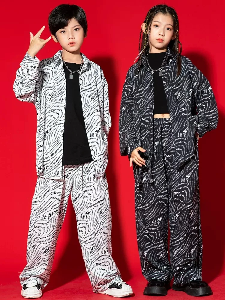 

Костюм детский для танцев в стиле хип-хоп с длинным рукавом