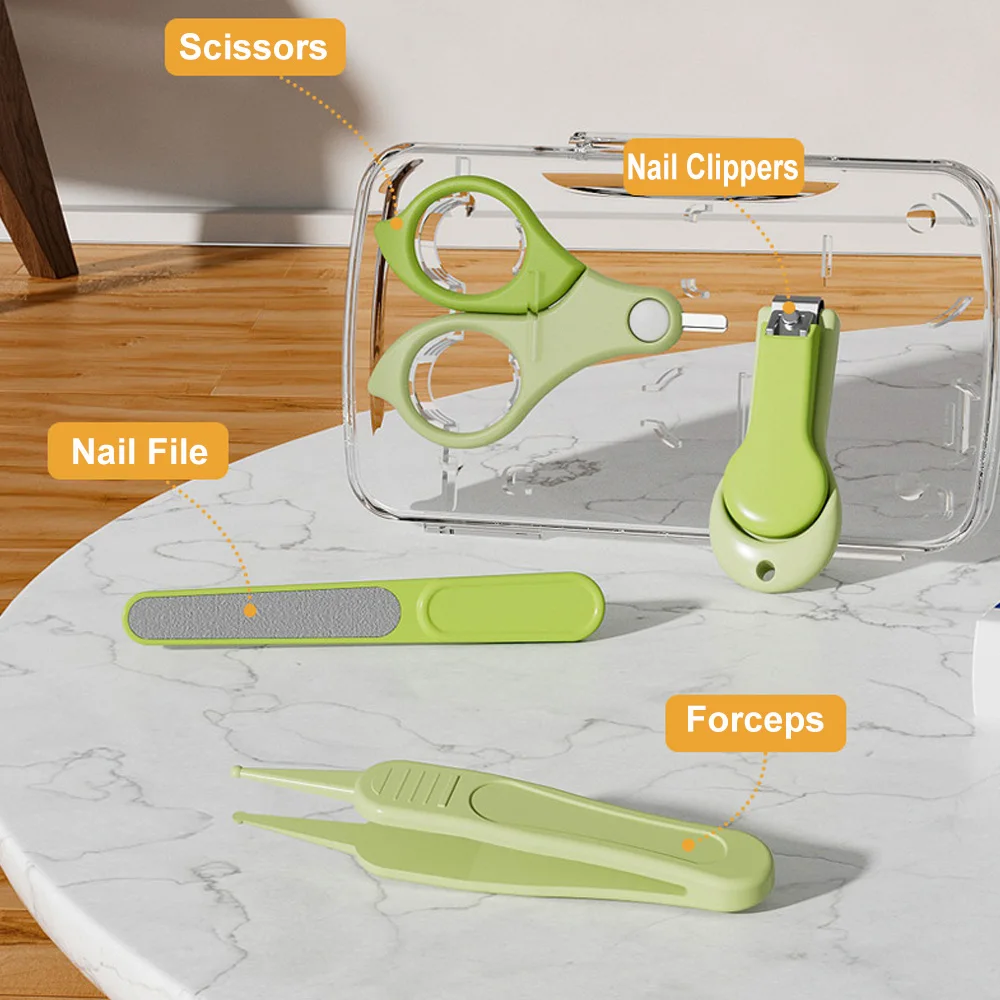 Baby Nail Clipper Set Travel Portable Baby Care Set Nail Clippers Clippers Knife