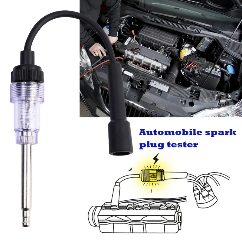 

Car Ignition System Spark Plug Tester Engine Spark Plug Coil Tester Pen Auto Diagnostic Tool Auto Accessories