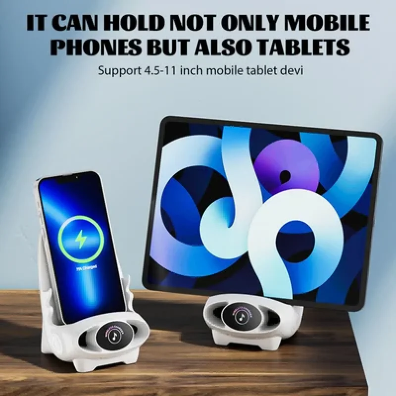 Phone Charger Stand Mini Chair Wireless Fast Charger Multifunctional Phone Holder Desk Horizontal Charg Bracket Creative Mobile Phone Stand