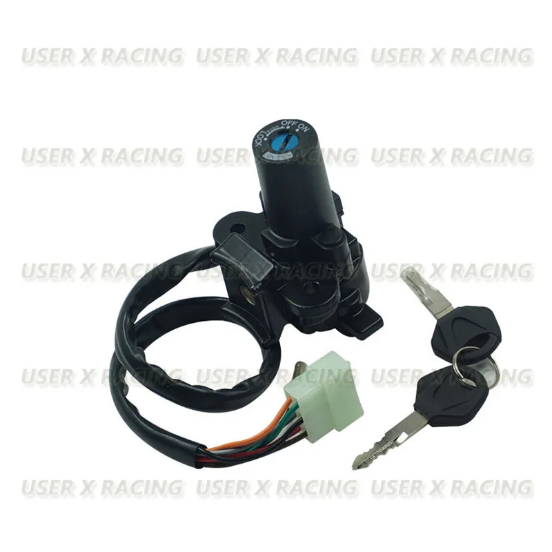 

USERX Motorcycle Modified parts Electric door lock Ignition switch key faucet lock for kawasaki ZXR400 ZZR400 ZZR600