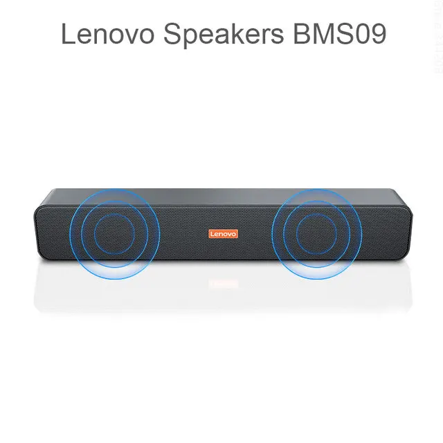 Lenovo-有線コンピュータースピーカー,オリジナル,ポータブル
