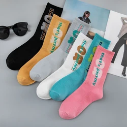 Original Street Personality Letters Unisex Long Socks Man Fashion Harajuku Skateboard Sports Socks Female Couple Printed Socks