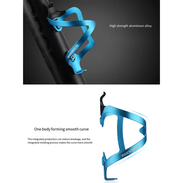 ROCKBROS Ultra Light MTB Road Bike Bicycle Stand Aluminum Alloy Sports Water Holder Bottle Cage Mountain Bike Cup Holder 6