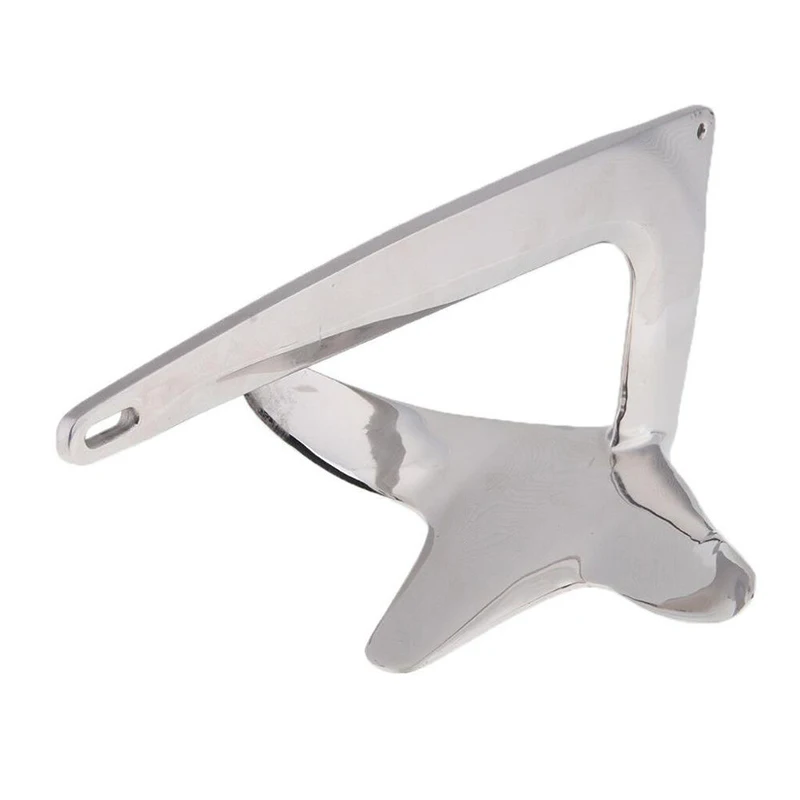 Boat Anchor Claw 2kg /4.4lb Bruce Anchor 316 Stainless Steel for Fixed Dinghy Yacht Kayaks