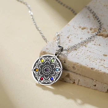 7 Chakra Mandala Necklace 6