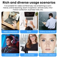 1080P FHD Computer Camera with Built-in Microphone, USB Plug & Play, Full HD 1080P Video, Compact Design for Streaming, Online C - Image 3