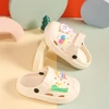 Summer Children Garden Clogs Shoes Boys Girls Beach Sandal Kids Lightweight Breathable Cute Cartoon Rabbit Slip Baby Slippers 1